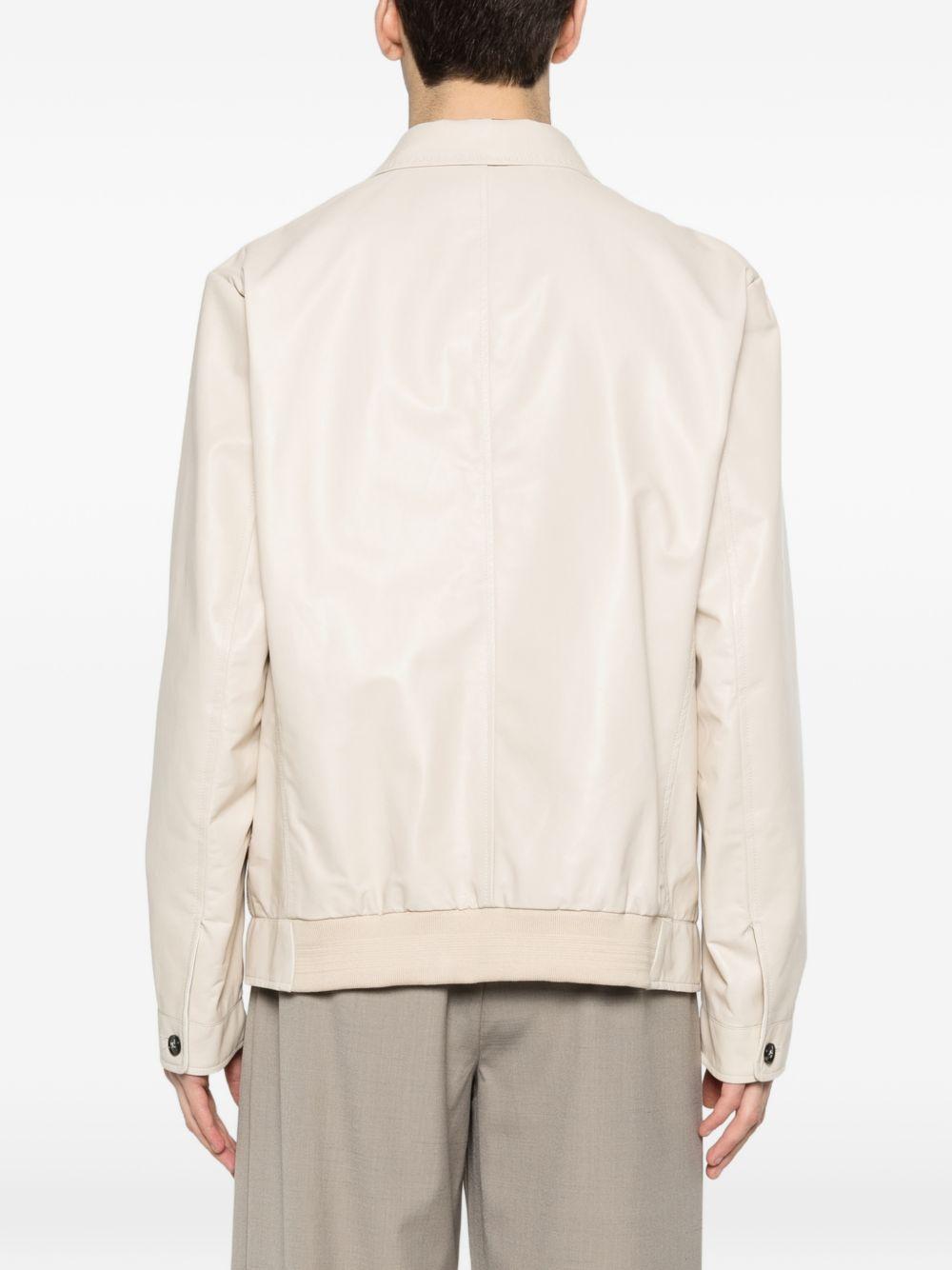 Giacca reversibile con zip in beige Kiton - uomo 