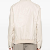 Giacca reversibile con zip in beige Kiton - uomo 