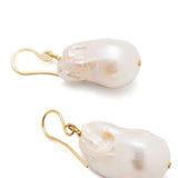 Orecchini pendenti con perle in oro e bianco Jil sander - donna 