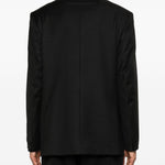 Blazer con chiusura a cravatta in nero Kenzo - uomo 