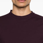 T-shirt a coste in viola Our legacy - uomo 