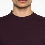 T-shirt a coste in viola Our legacy - uomo 