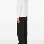 Felpa con cappuccio in bianco Mm6 maison margiela - uomo 