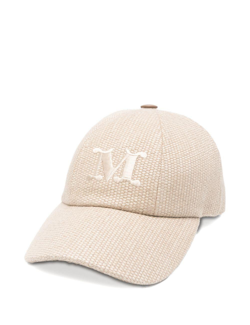 Cappello da baseball con ricamo in beige Maxmara - donna 