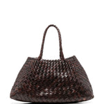 Borsa tote Santa Croce in marrone scuro Dragon Diffusion - donna 