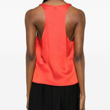 Top con scollo a u in rosso Blazé milano - donna 
