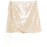 Minigonna con nodo in beige Oséree - donna 