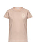 T-shirt con logo applicato in rosa Moncler - uomo