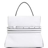 Borsa a mano tie me mini in bianco Moschino - donna 