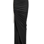 Gonna maxi regolabile in nero Rick Owens x Moncler - donna<BR/> 