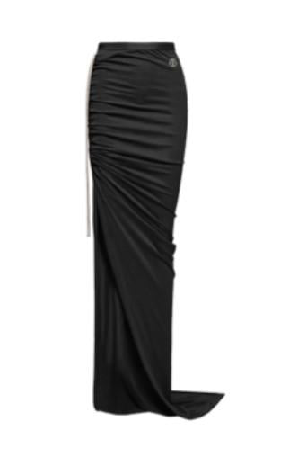 Gonna maxi regolabile in nero Rick Owens x Moncler - donna<BR/> 