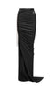Gonna maxi regolabile in nero Rick Owens x Moncler - donna