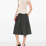Top in seta Chuchu plissettato in rosa cipria Dries van noten - donna 