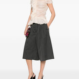 Top in seta Chuchu plissettato in rosa cipria Dries van noten - donna 