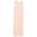 Top lungo con spacco centrale in rosa Forte forte - donna 