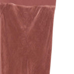 Maxigonna con finitura satinata coda in rosa Rick owens - donna 