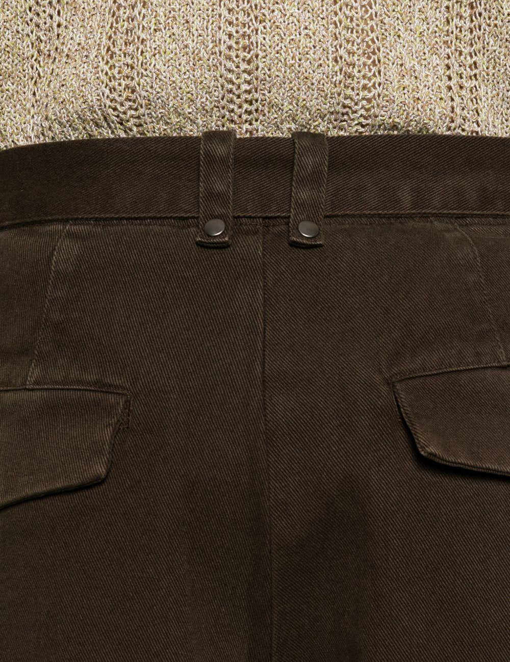 Pantaloni con cintura Gully in marrone Entire Studios - unisex 