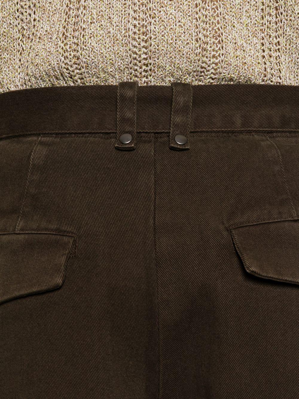 Pantaloni con cintura Gully in marrone Entire Studios - unisex 