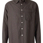 Camicia a quadri in marrone Carrer - unisex 