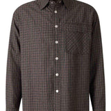 Camicia a quadri in marrone Carrer - unisex 
