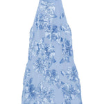 Abito corto con ricamo a fiori in azzurro Rotate - donna 