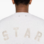 Felpa doppio strato star in bianco Golden goose - unisex 