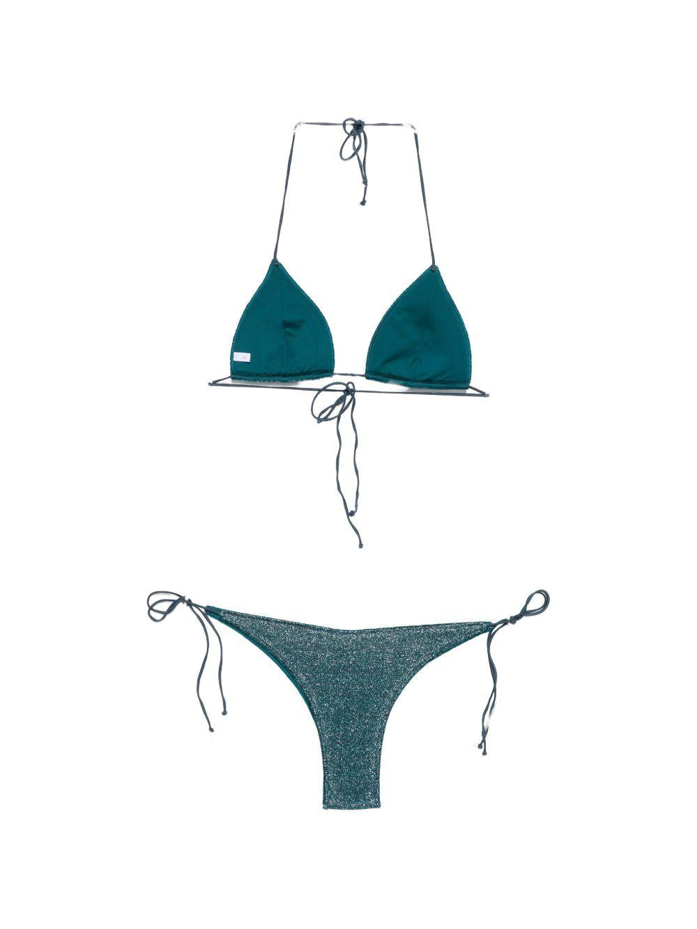 Bikini lumiere 80s  in blu Oséree - donna 