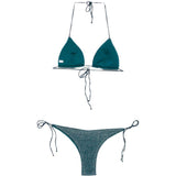 Bikini lumiere 80s  in blu Oséree - donna 