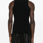 Canotta con ricamo in nero 44 label group - uomo 