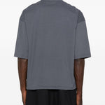 T-shirt a maniche corte con pannelli in grigio Comme des garcons homme - uomo 
