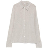 Camicia a maniche lunghe in grigio 