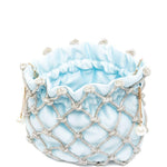 Borsa Selene Capri con cristalli in blu Rosantica - donna<BR/><BR/> 