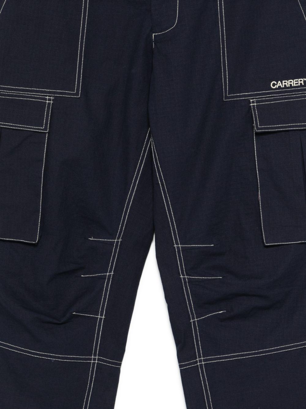 Jeans cargo con cuciture a contrasto in blu Carrer - uomo 