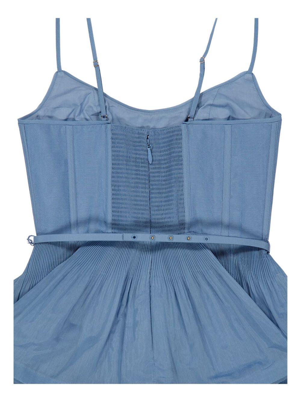 Abito midi plissettato in blu Zimmermann - donna 