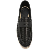 Espadrilles intrecciate a forma di penny in nero Castañer - uomo 