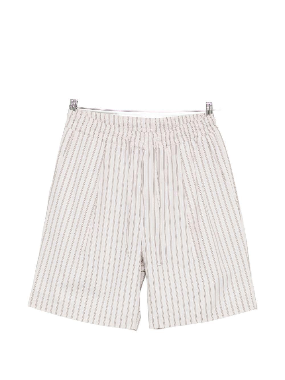 Pantaloncini a righe in beige Grayed - uomo 