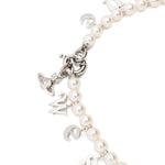 Collana con ciondolo di perle leanne color crema Vivienne westwood - donna 