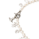 Collana con ciondolo di perle leanne color crema Vivienne westwood - donna 
