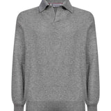 Polo in cotone piquet blu navy 