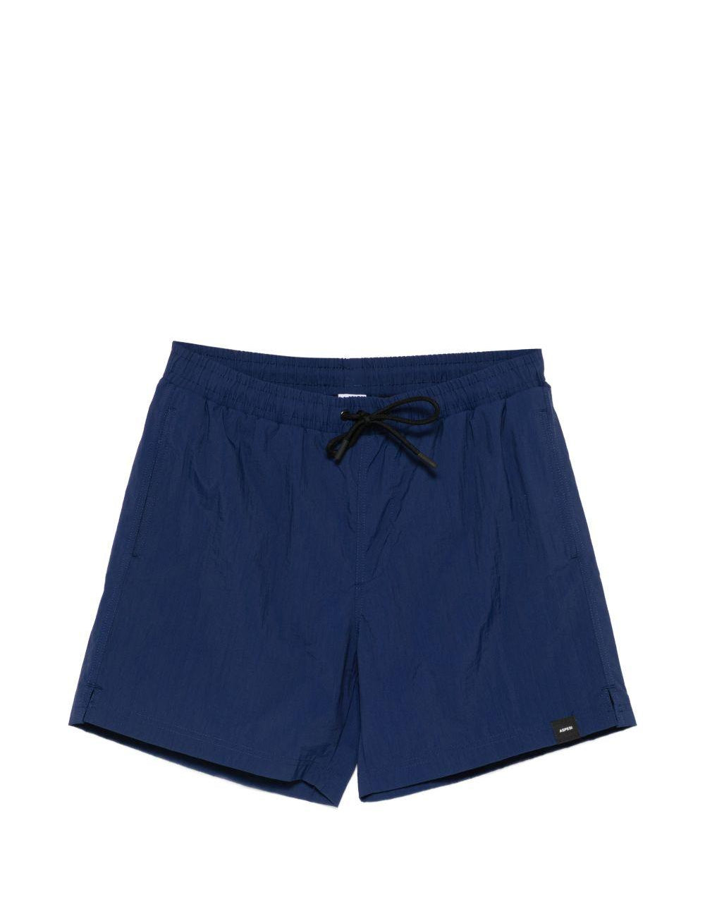 Costume da bagno con coulisse in blu Aspesi - uomo 