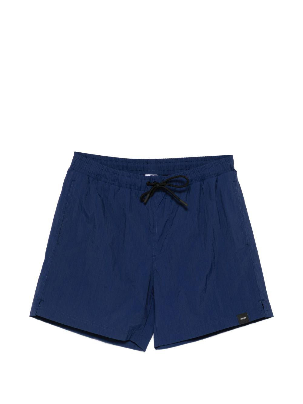 Costume da bagno con coulisse in blu Aspesi - uomo 