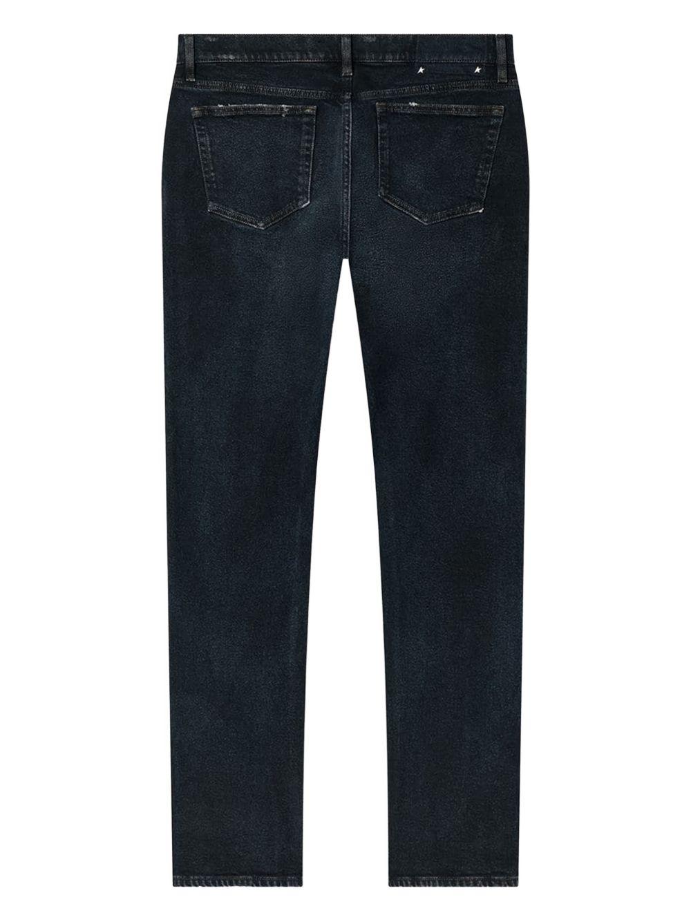 Jeans slim con cinque tasche in blu Golden goose - uomo 