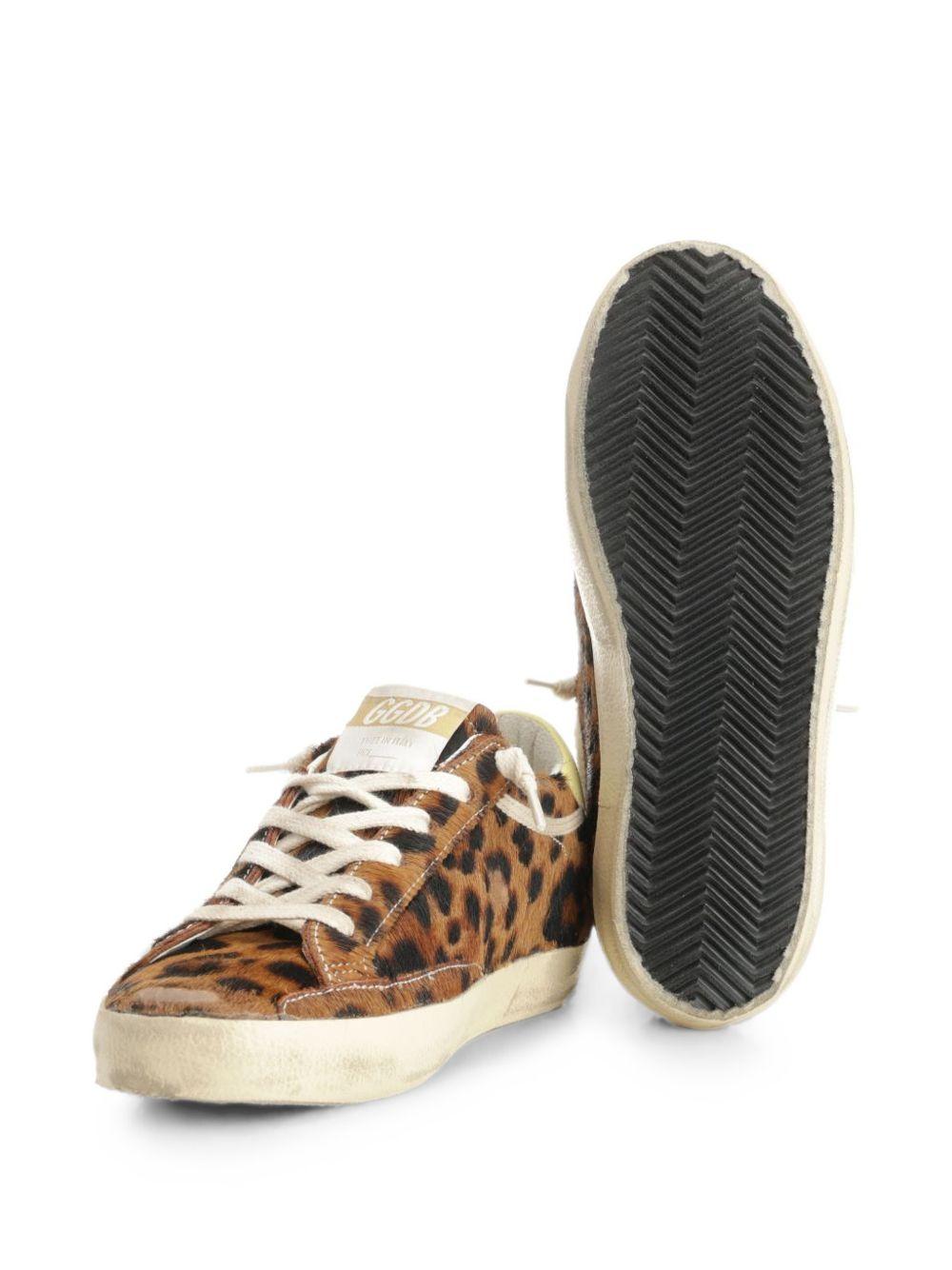 Sneakers super star in animalier golden goose - donna 