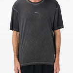 T-shirt girocollo in grigio Satisfy - unisex 