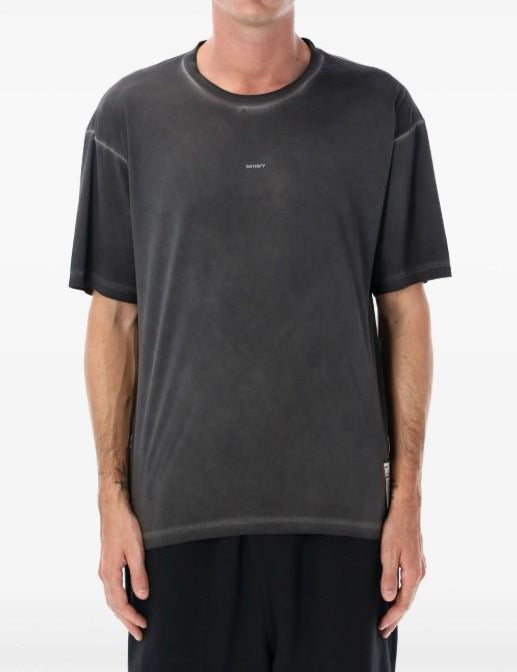 T-shirt girocollo in grigio Satisfy - unisex 