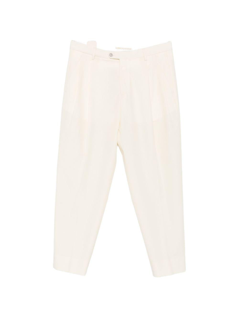Pantaloni affusolati con pieghe in beige Briglia 1949 - uomo 