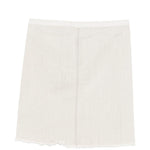 Gonna con spacchi sfilacciati in grigio Rick owens drkshdw - donna 