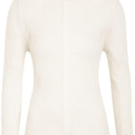 Top effetto plisse con zip in bianco Issey miyake  - donna 