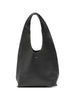 Borsa a spalla pelle nera