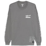 T-shirt a maniche lunghe in grigio Yohji yamamoto - uomo 